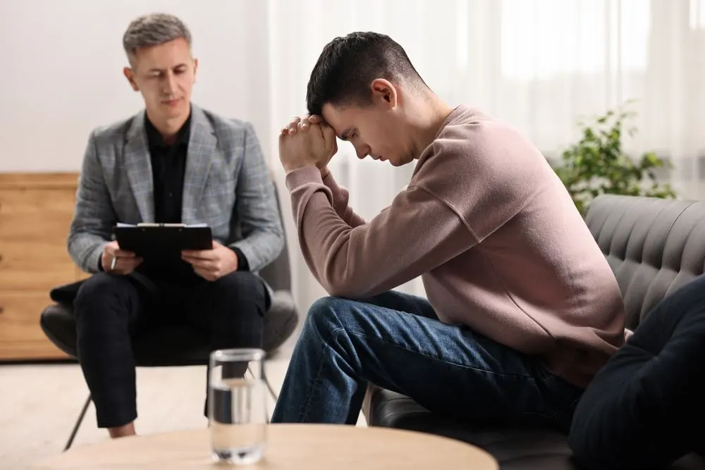 Confident patient considering concierge psychiatric care