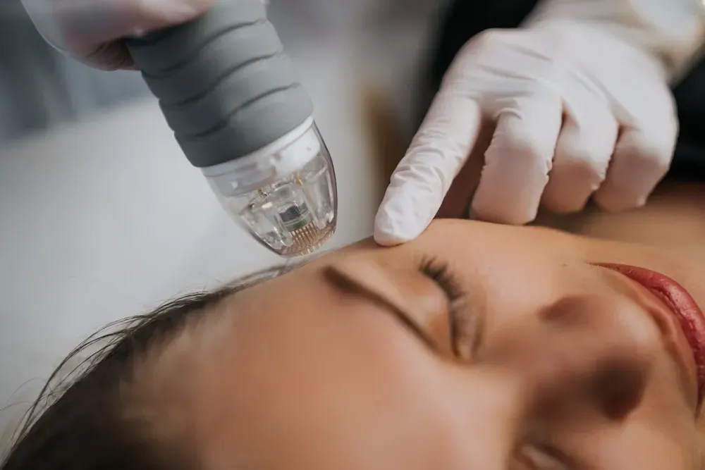 Abstract skin rejuvenation and collagen background